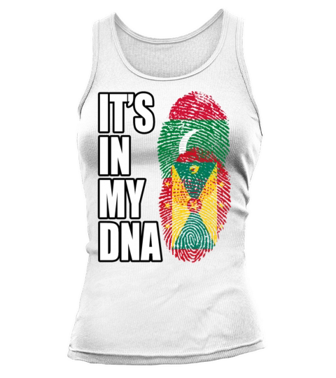 Maldivian And Grenadian Mix Heritage DNA Flag Tank top Woman