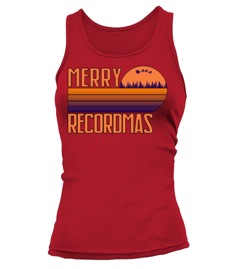Merry Recordmas Vintage Recording Engineer Tank top Woman