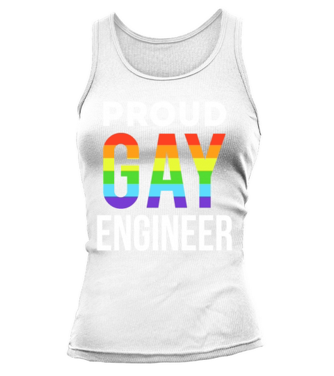 Proud Gay Engineer Pride Month LGBTQ Tank top Woman