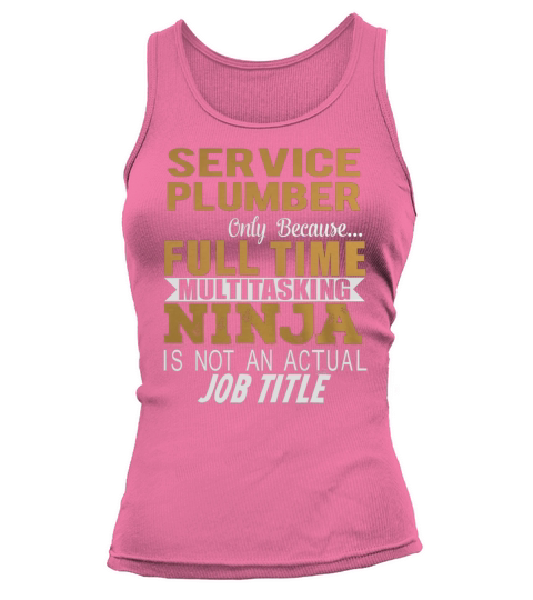 SERVICE PLUMBER Ninja Tank top Woman