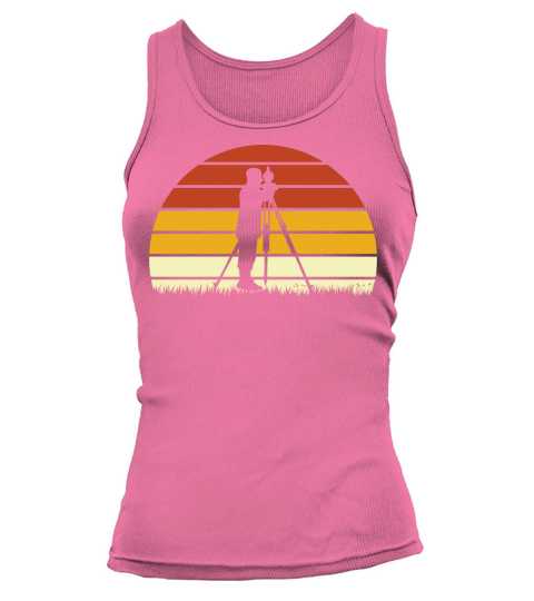 Survey Vintage Retro Color Gift For Land Surveyor Tank top Woman
