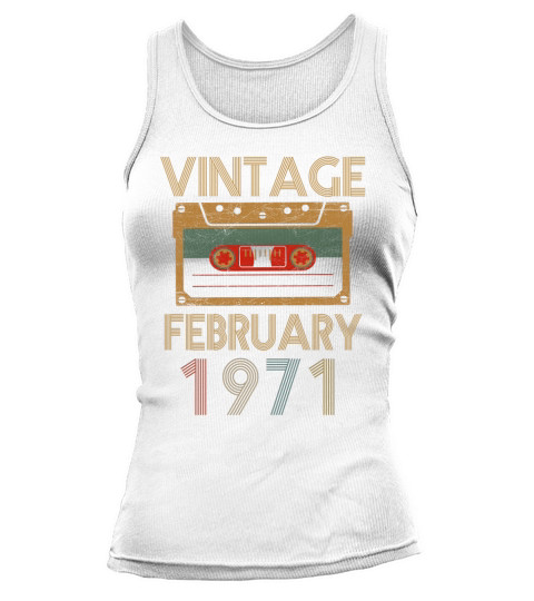 vintage february 1971 - Unisex Long Sleeve Tank top Woman