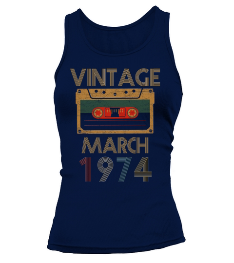vintage march 1974 Tank top Woman
