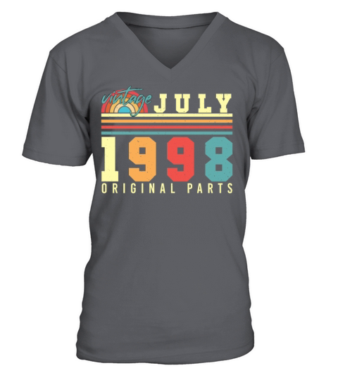 1998 Year Of Construction In July V-Neck T-shirt