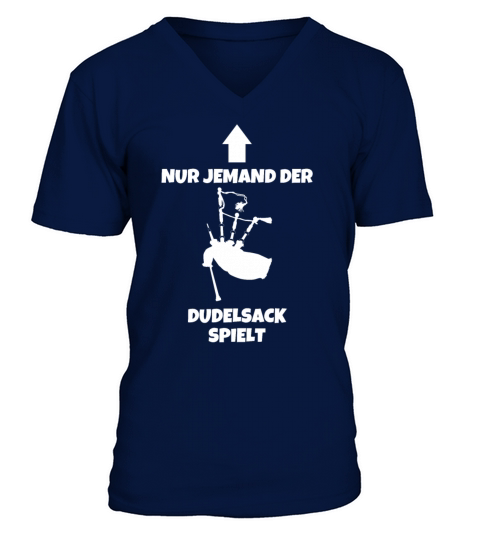 Bagpipe Bagpiper Gift V-Neck T-shirt