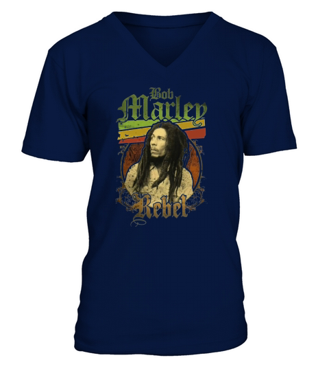 Bob Marley V-Neck T-shirt