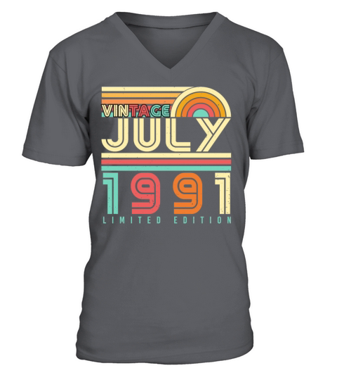 Born July 1991 V-Neck T-shirt