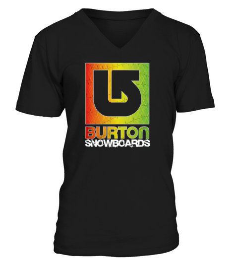 Burton Snowboard Sport Logo V-Neck T-shirt
