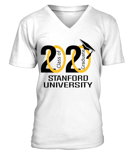 Class Of 2020 Graduation Stanford University V-Neck T-shirt