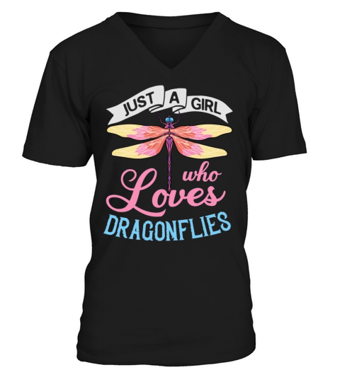Dragonflies Flying Insect Quotes Entomologist V-Neck T-shirt