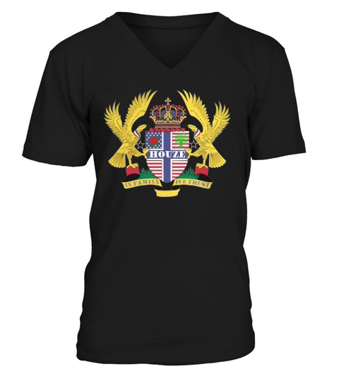 Houze Family Crest For American People - Houze Family T-Shirt, Hoodie, Sweatshirt V-Neck T-shirt