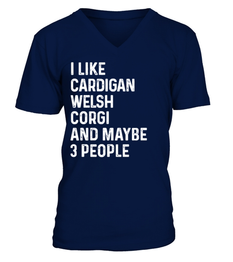 I Like Catahoula Leopard Dog And Maybe 3 People V-Neck T-shirt