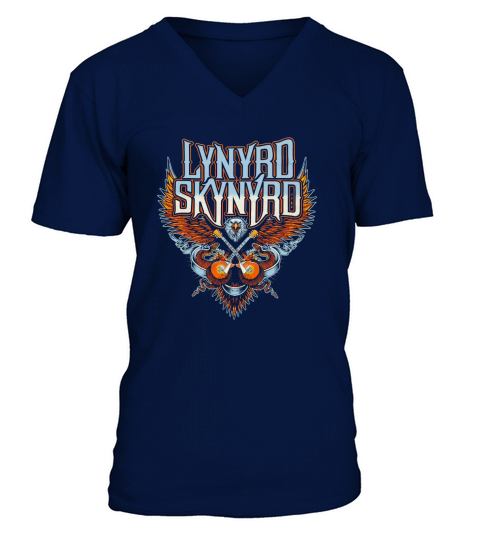 Lynyrd Skynyrd Eagle Guitar shirt V-Neck T-shirt