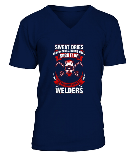 only real men welder men s muscle t shirt- Welding T-shirt V-Neck T-shirt