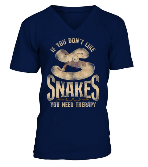 Snake Serpent Vintage If You DonT V-Neck T-shirt