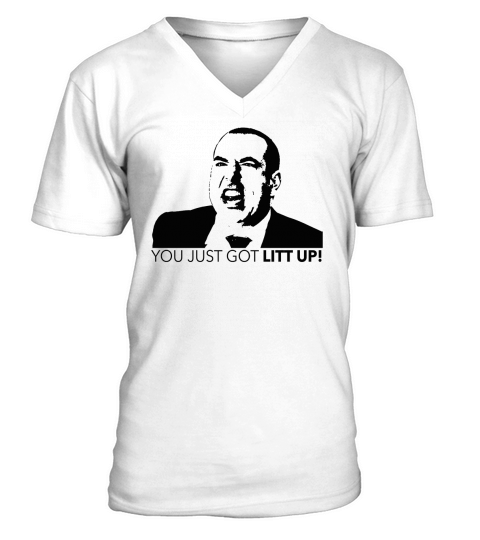 Suits Louis Litt You Just Got Litt Up Tshirt V-Neck T-shirt