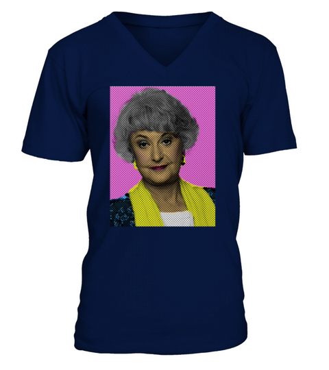 The Golden Girls Bea Arthur V-Neck T-shirt