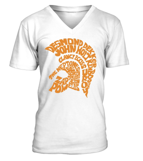 Trojan Records Logo V-Neck T-shirt