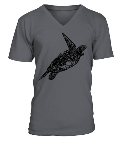 Vintage Turtle Emerging V-Neck T-shirt