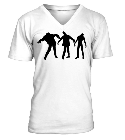 zombies V-Neck T-shirt