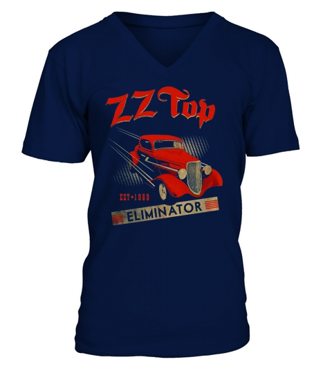 ZZ Top - Eliminator Est. 1969 T-Shirt V-Neck T-shirt