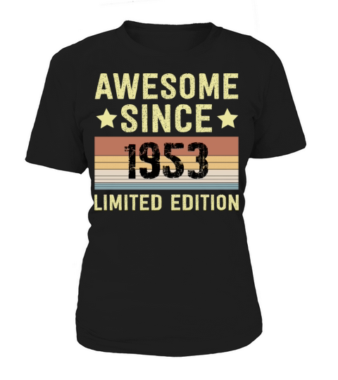 Awesome Since 1953 Retro 69 Years Old Birthday Women's T-Shirt