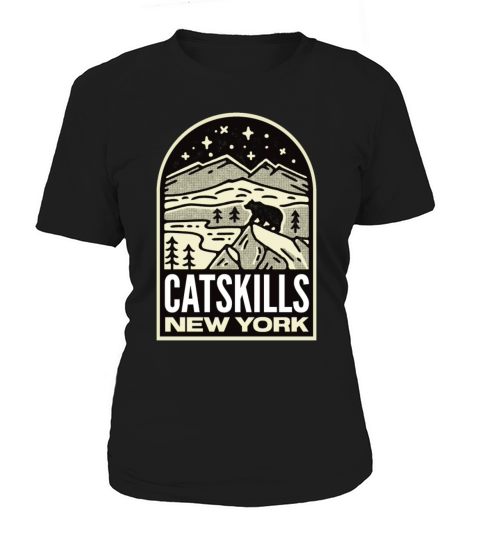 Catskills New York Mountains Vintage Women's T-Shirt