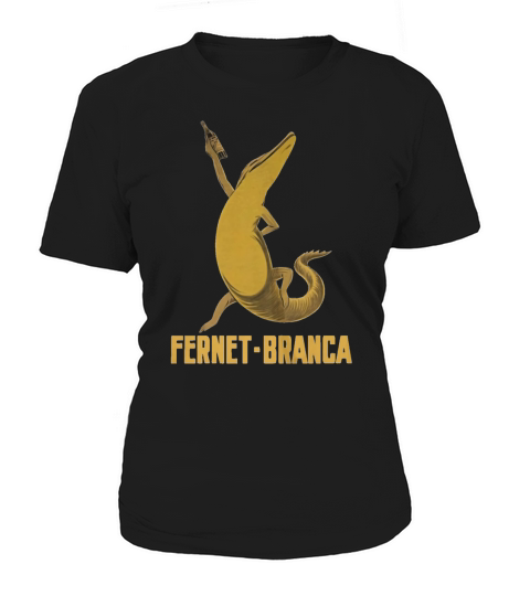 Chemise de boisson Fernet Branca Crocodile Alligator Women's T-Shirt