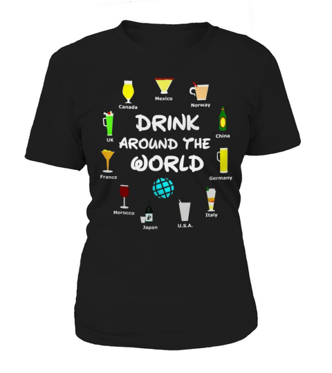 Drink Around The World, Beer shirt Women's T-Shirt