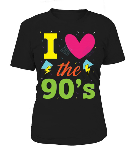 I Love The 90s 1990 Vintage Nineties Party 1990s Women's T-Shirt