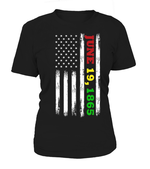 Juneteenth Flag June 19 1865 Black history Women's T-Shirt