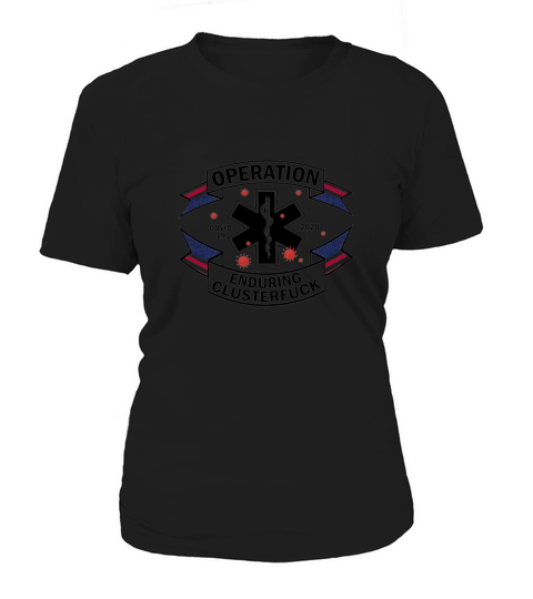 Operation Diseaes 2020 Enduring Clusterfuck American Flag Women's T-Shirt