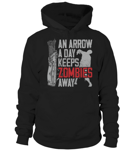 Archery Bow Archer Zombie Vintage Hoodie Unisex