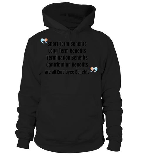 Employee benefits bullet list Hoodie Unisex