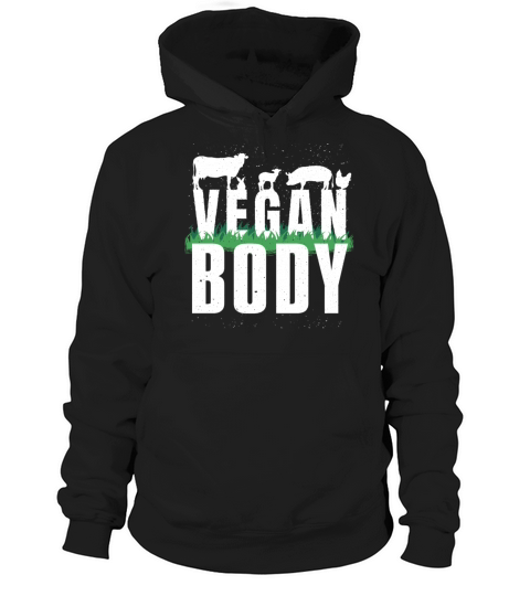 Farm Animals Vegetable Vegetarian Go Vegan Body Hoodie Unisex