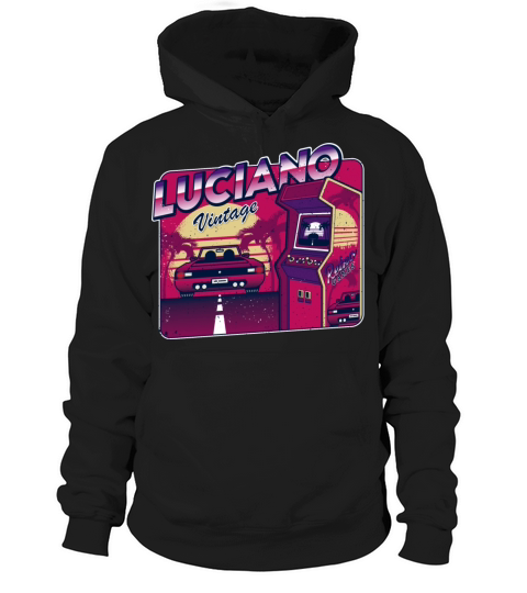 Luciano - Personalized Vintage Gamer 80s 90s Hoodie Unisex