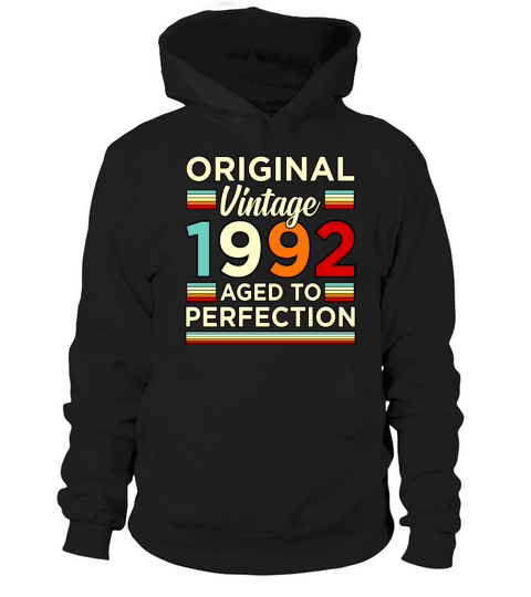 Original Vintage 1992 Aged Gift Hoodie Unisex