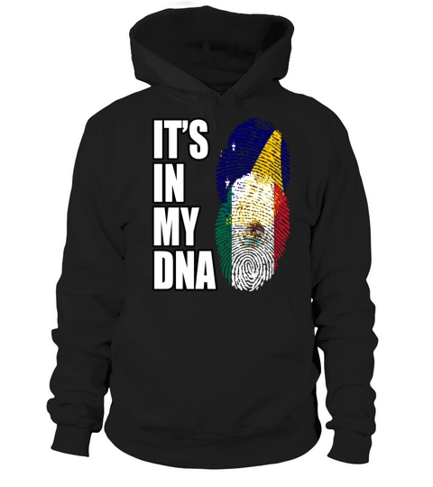 Tokelauan And Mexican Mix Heritage DNA Flag Hoodie Unisex