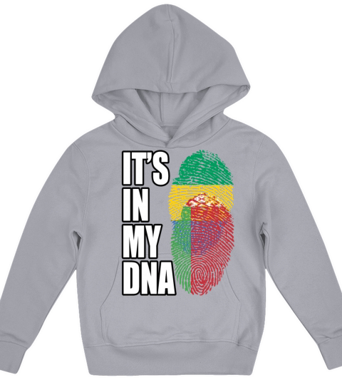 Gambian And Belarusian Mix Heritage DNA Flag Kids Hoodie