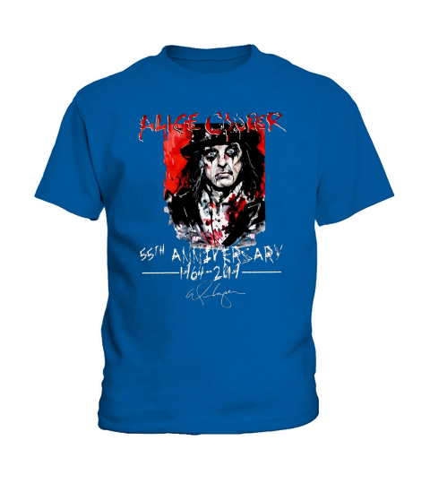 Alice Cooper 55th anniversary 1964-2019 signature shirt Kids T-Shirt