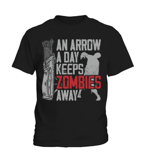 Archery Bow Archer Zombie Vintage Kids T-Shirt