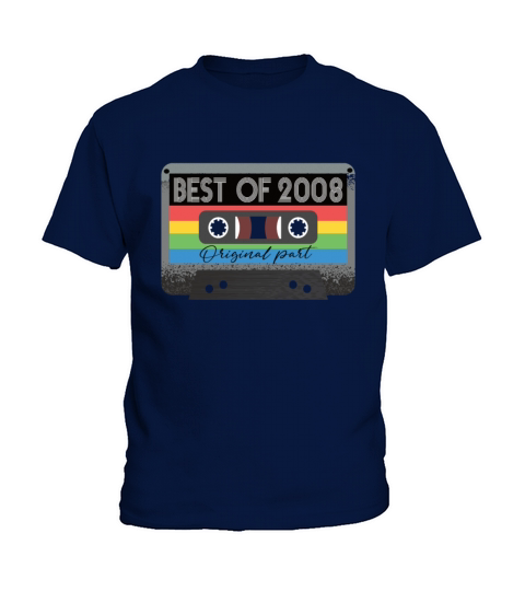 Best Of 2008 Vintage Cassette Retro Birthday Kids T-Shirt