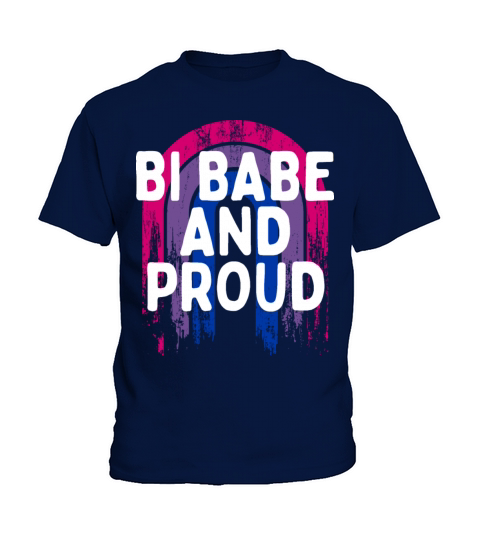 Bi Babe and Proud Bisexual Girlfriend Bi Pride Kids T-Shirt