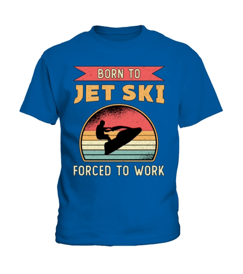 Born to Jet Ski Jet Skiing Water Sports Jetski Kids T-Shirt
