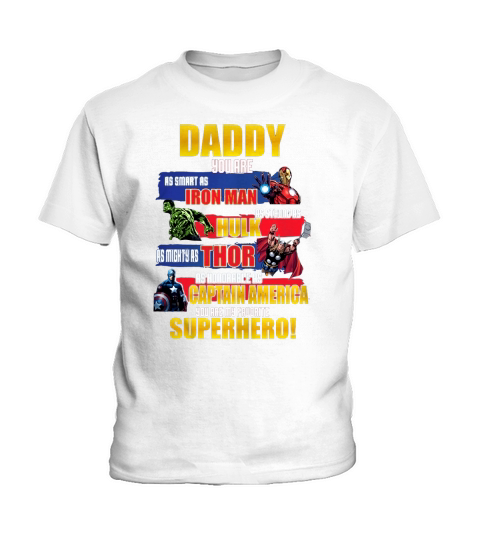 DADDY SUPERHERO CHRISTMAST GIFT Kids T-Shirt