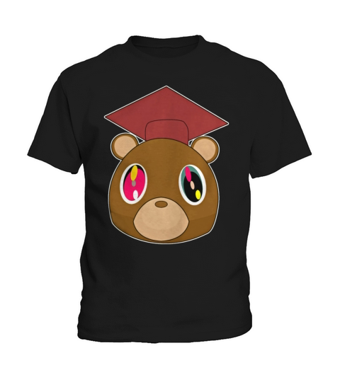 Graduation Bear Kanye T-Shirt Kids T-Shirt