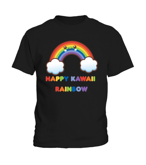 Happy Kawaii Rainbow Kids T-Shirt