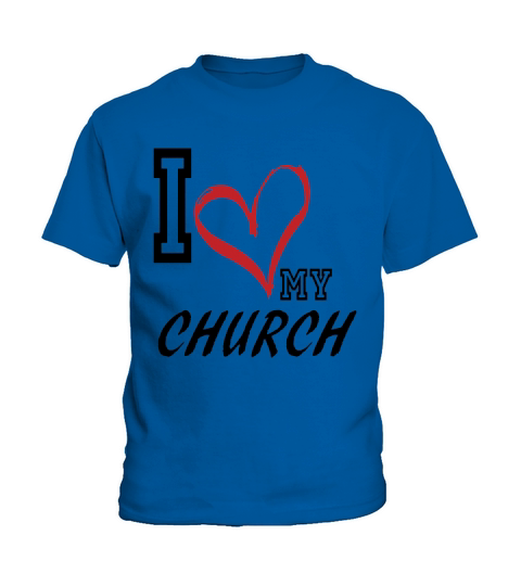 I LOVE MY CHURCH Kids T-Shirt