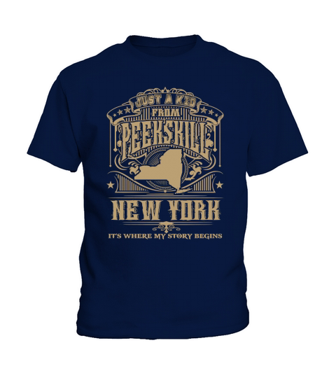 Peekskill-Its Where My Story Begins-New York Kids T-Shirt