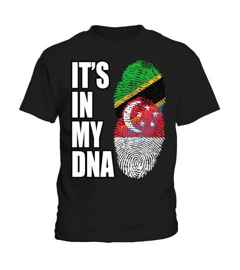 Tanzanian And Singaporean Leonean Vintage Heritage Kids T-Shirt